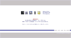 Desktop Screenshot of padesign.jp